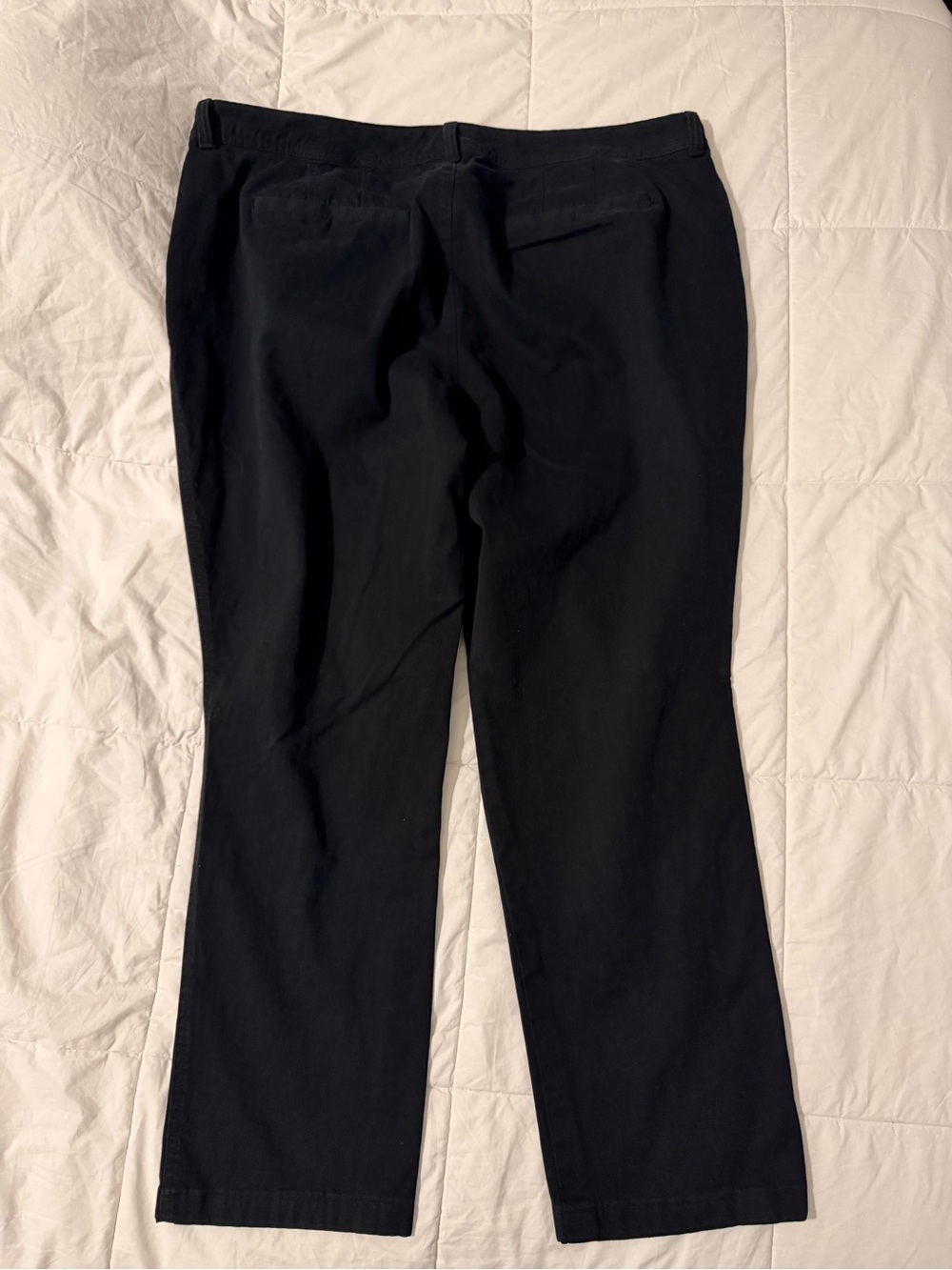 Old Navy, Women’s Black Casual Straight-Leg Pants - Picture 2 of 4